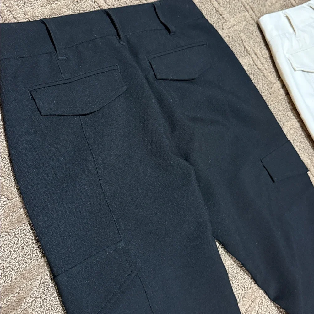 Sanctuary women’s Cargo Pants in Black + Cream size 25 polyestervicose blend - Picture 10 of 11